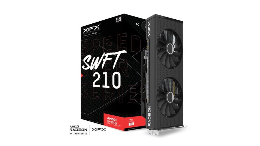 XFX RX 7700XT Speedster SWFT210 Gaming 12GB DDR6 (RX-77TSWFTFP)