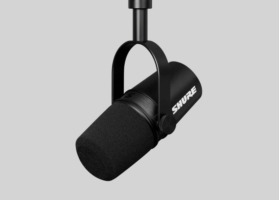 Shure MV7X Micrófono Dinámico XLR para Podcast y Grabación - Negro