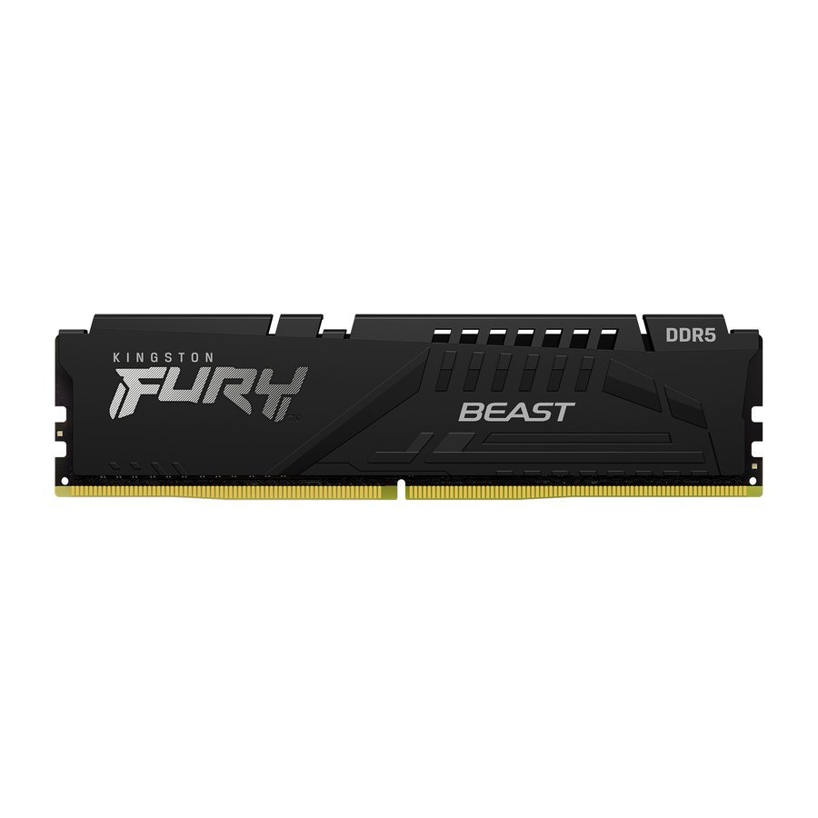 Kingston FURY Beast DDR5 32GB (2x16GB) 6000MT/s CL36 EXPO y XMP - Negro - KF560C36BBE2K2-32