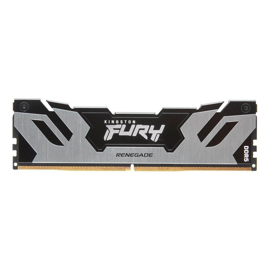 Kingston Fury Renegade DDR5 Silver/Black XMP 32GB 7200MT/s CL38 DIMM Desktop Gaming Memory (Kit of 2) - KF572C38RSK2-32