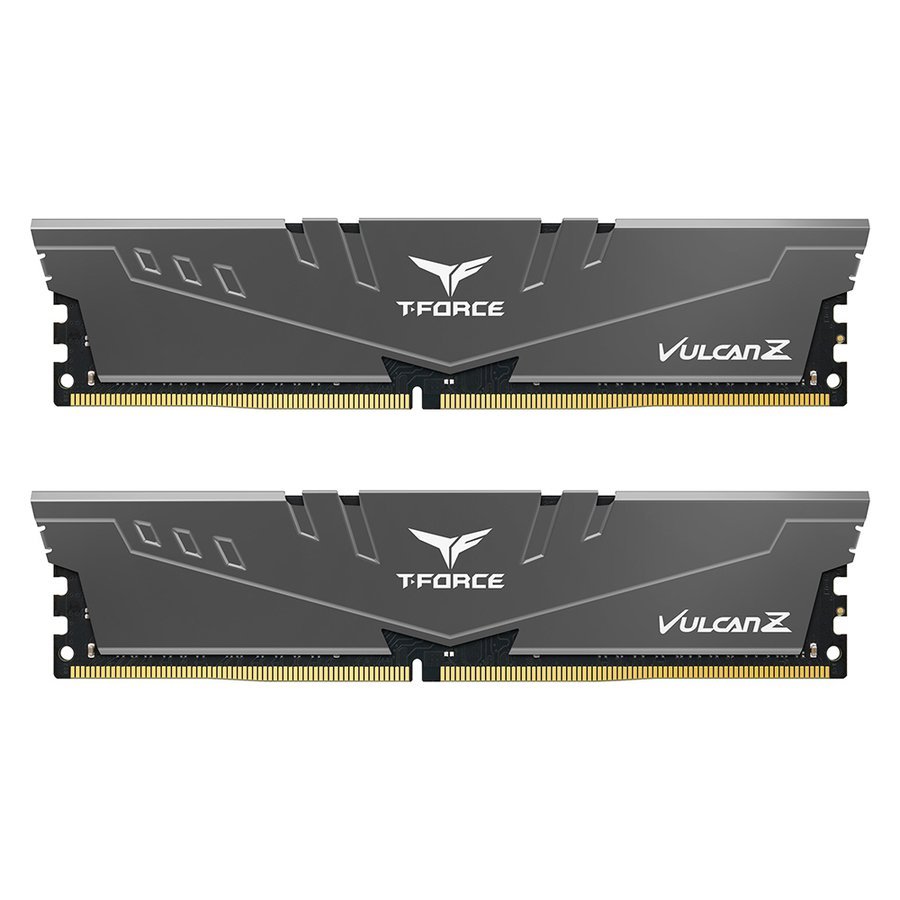 TEAMGROUP Team T-Force Vulcan Z DDR4 Gaming Memory, 2 x 16 GB, 3600 MHz, 288 Pin DIMM, Grey