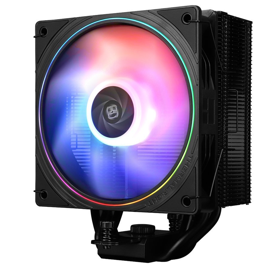 Thermalright Assassin Spirit 120 EVO - Enfriador de CPU negro, ventilador PWM silencioso ARGB de 120 mm