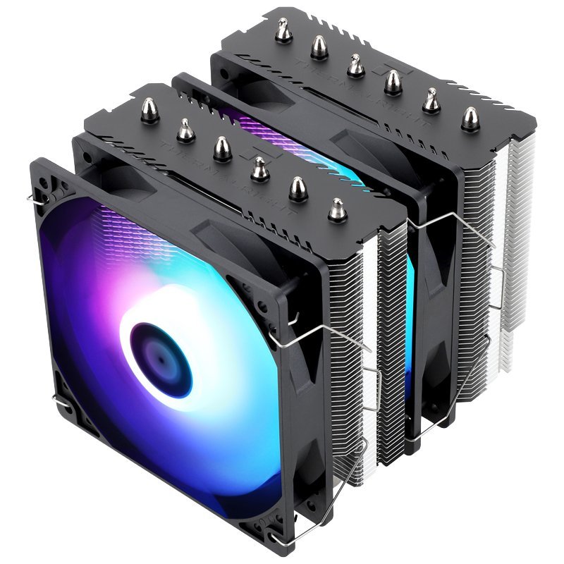 Thermalright Peerless Assassin 120 SE ARGB CPU Air Cooler, 6 Heat Pipes Cpu Cooler, Doble Ventilador PWM De 120 mm, Tecnología AGHP, Para AMD AM4 AM5/Intel 1700/1150/1151/1200
