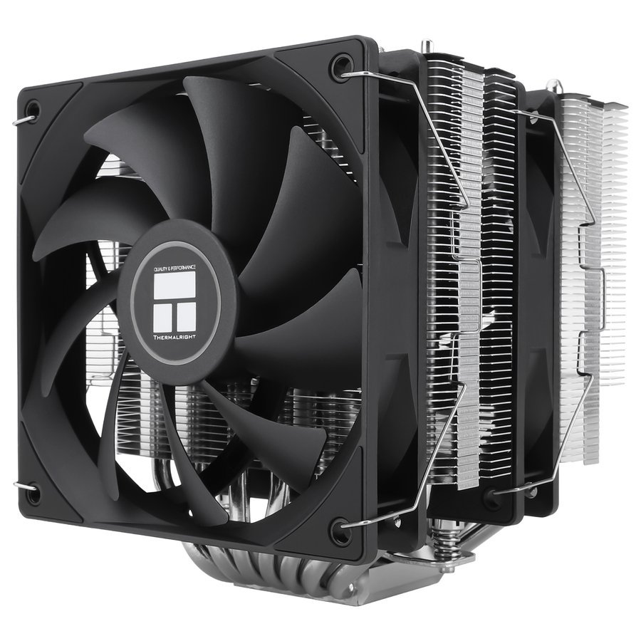 Thermalright Phantom Spirit 120 SE Enfriador de aire para CPU 7 heatpipes, doble 120 mm ventilador PWM, AGHP 4.0 Technology, para AMD AM4 AM5/Intel 1700/1150/1151/1200