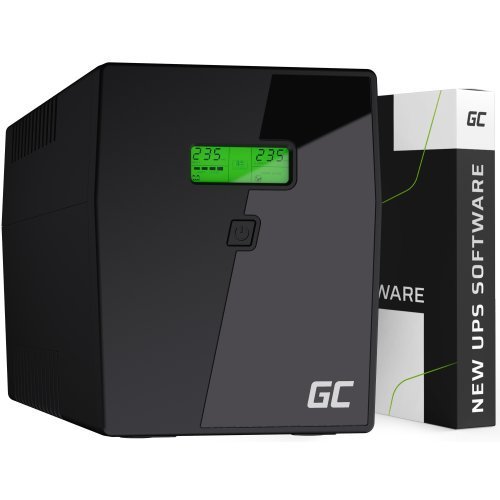 Green Cell SAI UPS 1500VA 900W 230V Line Interactive con Pantalla LCD